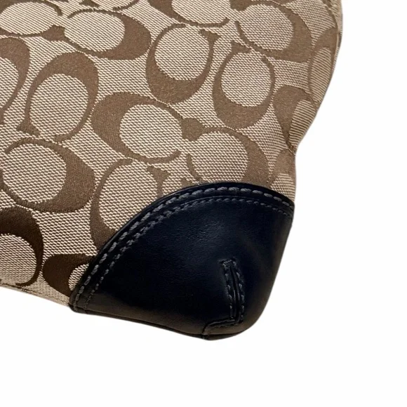 Coach Vintage Signature C Brown Tan Bleecker Hobo Bag - Picture 14 of 16